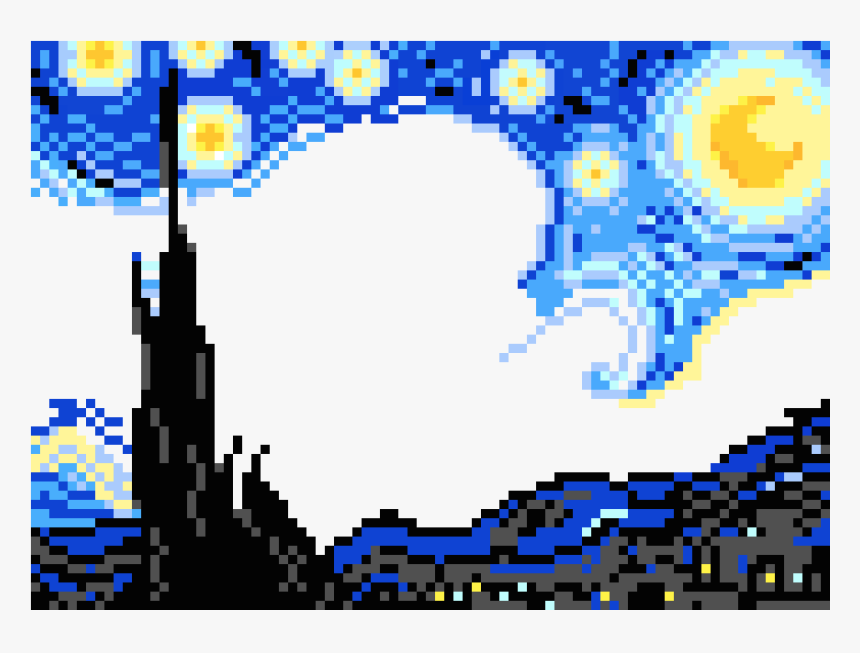 Starry Night , Png Download - Portable Network Graphics, Transparent Png