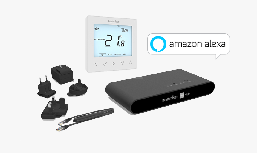 Smart Home Thermostat Google Home, HD Png Download