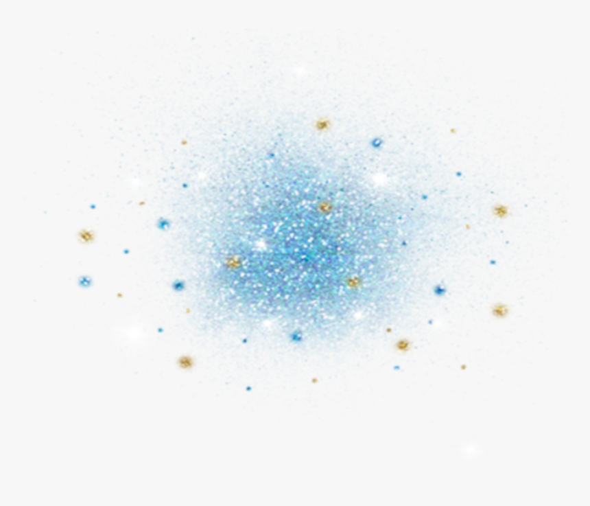 Ftestickers Effect Blue - Sparkle Watercolor, HD Png Download