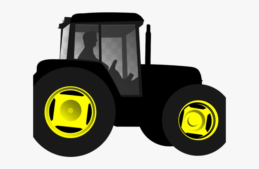 John Deere Tractor Clipart Farm Machine Logo Transparent - John Deere Tractor Clip Art, HD Png Download