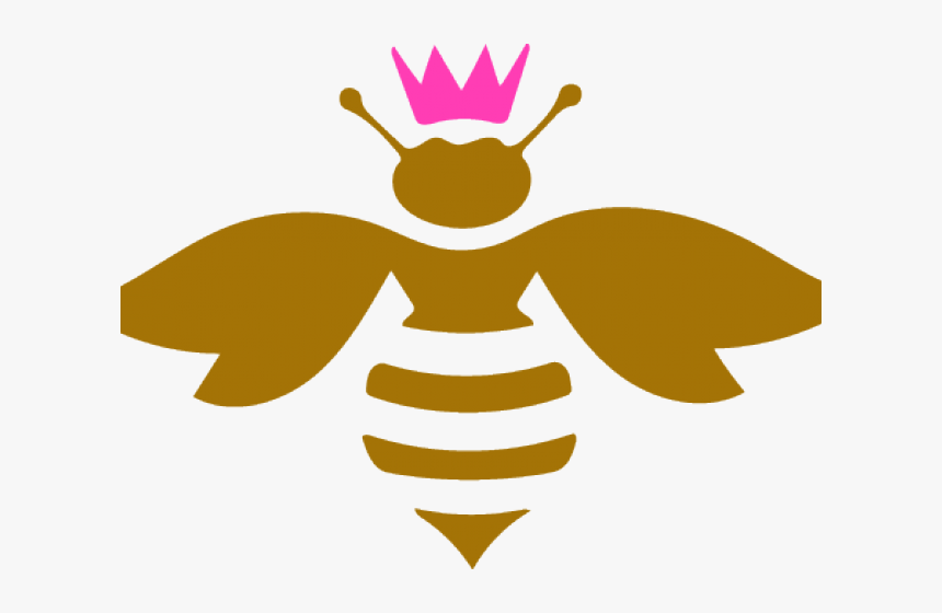 Transparent Bee Clip Art Png - Queen Bee Clipart Png, Png Download