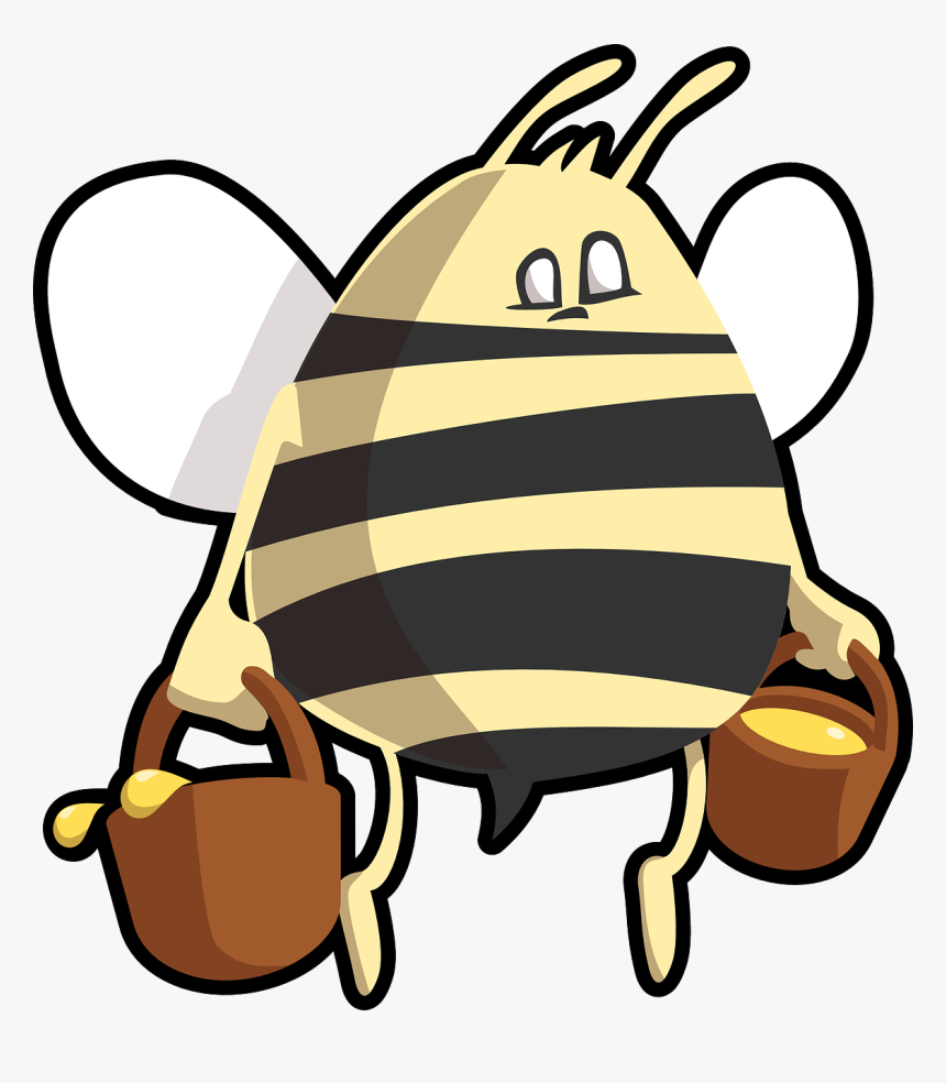 Cartoon Bee Svg Clip Arts - Jupiter And The Bee, HD Png Download