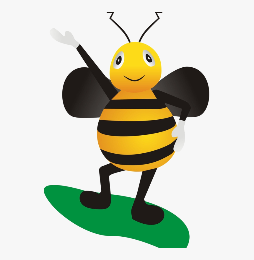 Bee Clipart, Bee Cards, Rock Painting, Painted Pots, - Clip Art, HD Png Download