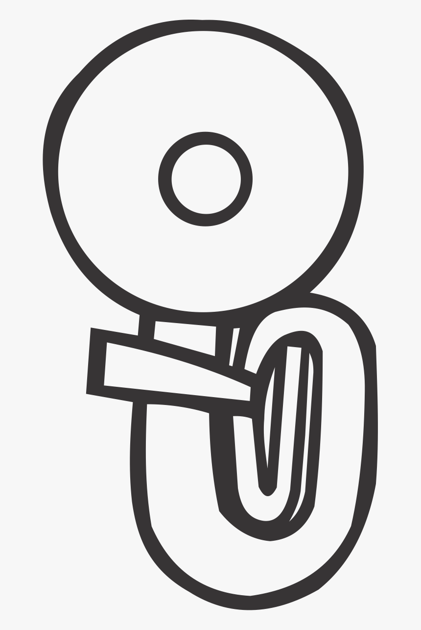 Tuba - Tuba Blanco Y Negro, HD Png Download