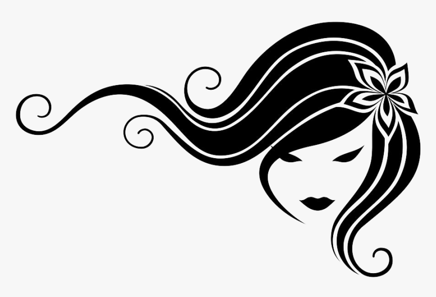 Clip Art Hair Silhouette Openclipart Illustration - Hair Silhouette Clip Art, HD Png Download