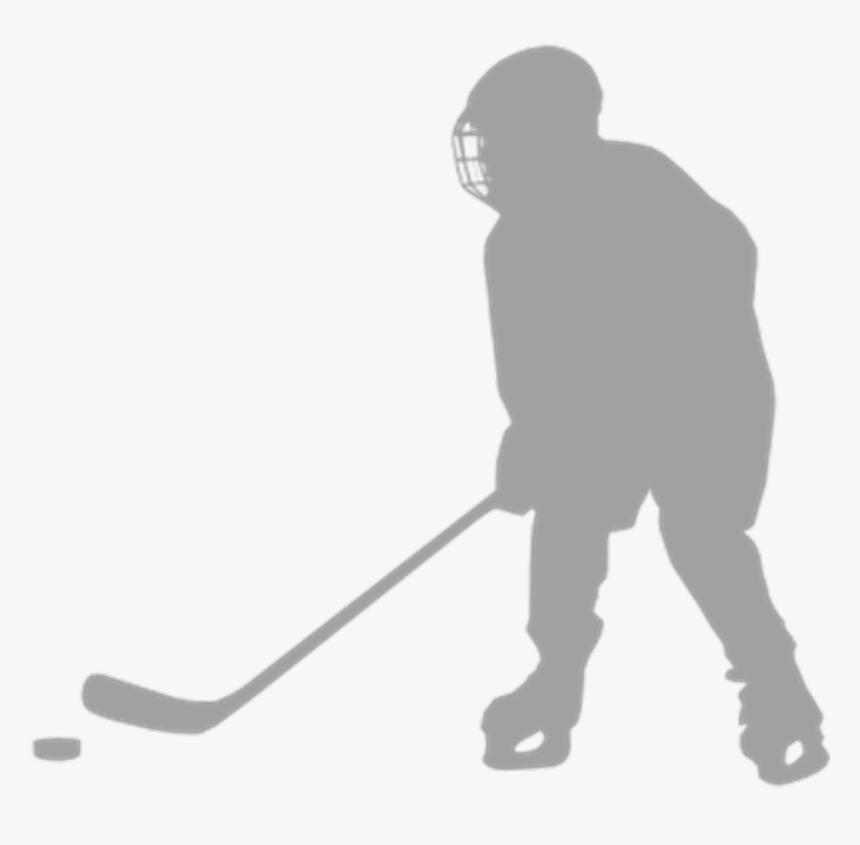 Kids Hockey Silhouette, HD Png Download