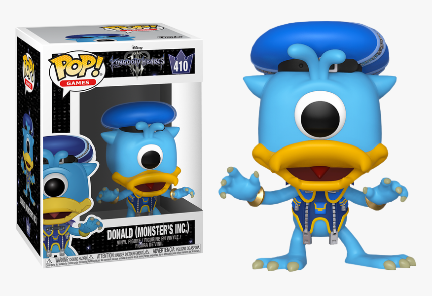 Kingdom Hearts 3 Donald Monsters Inc - Funko Pop Donald Monsters Inc, HD Png Download