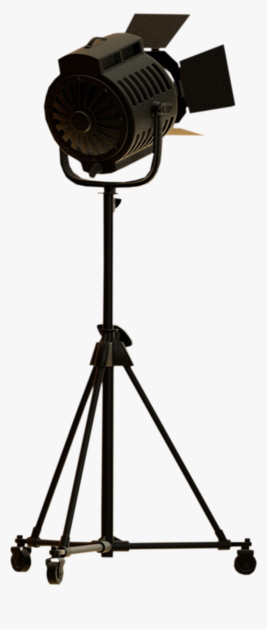 Vector Black And White Library Clip Art Transprent - Spotlight With Stand Png, Transparent Png