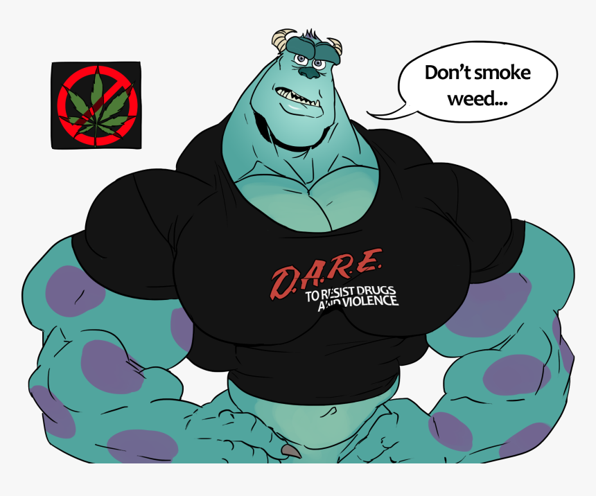 Transparent Sully Monsters Inc Png - Monsters Inc Sully Muscle, Png Download
