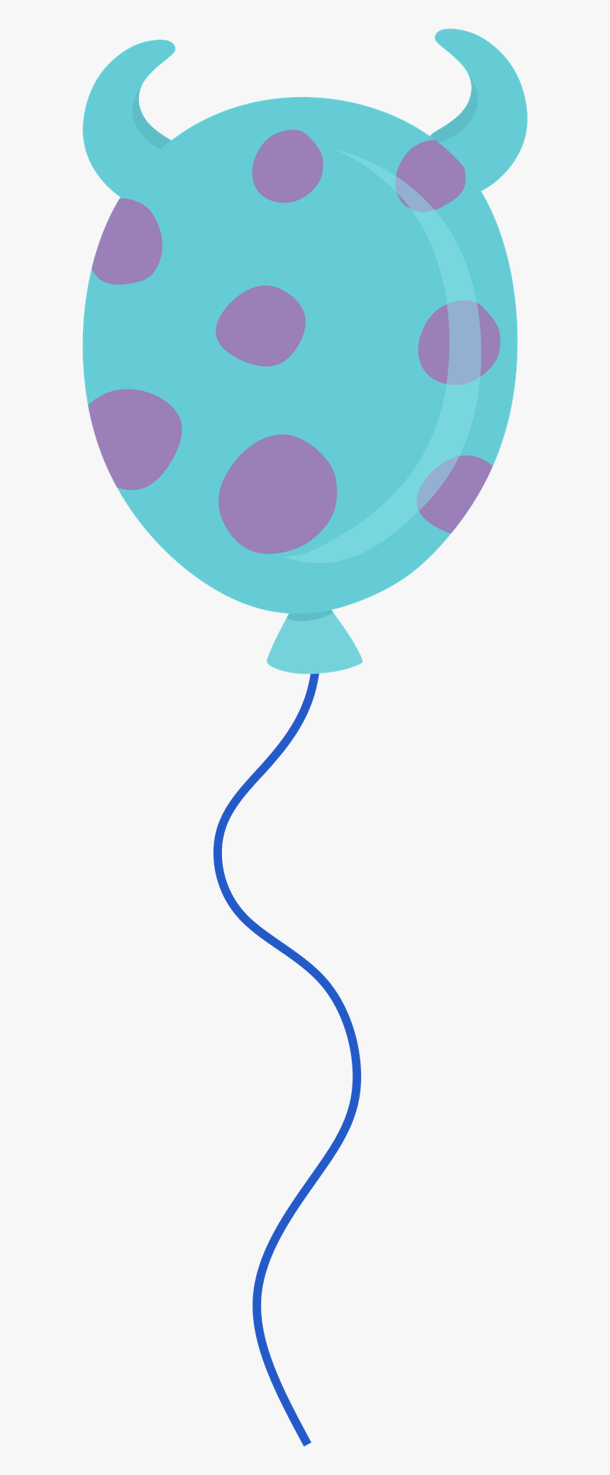 Clipart Balloon Monsters Inc - Monsters Inc Balloon Clipart, HD Png Download