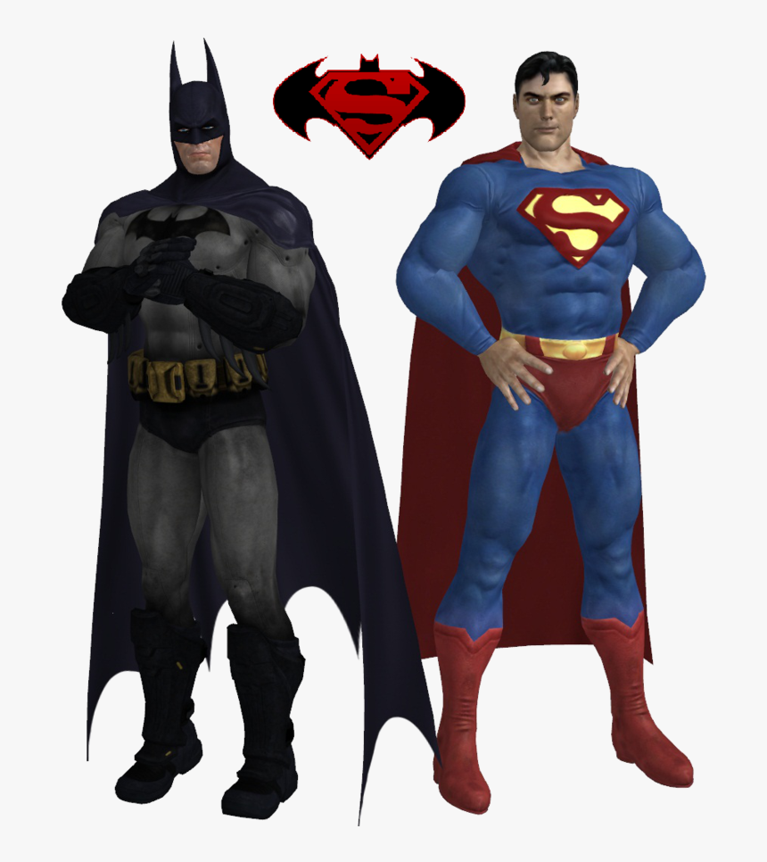 Batman Superman Png - Superman And Batman Png, Transparent Png