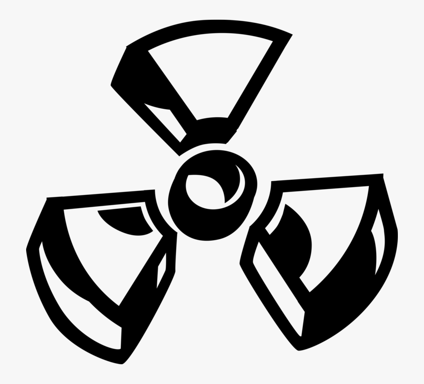 Vector Illustration Of Nuclear Fallout Radioactive, HD Png Download