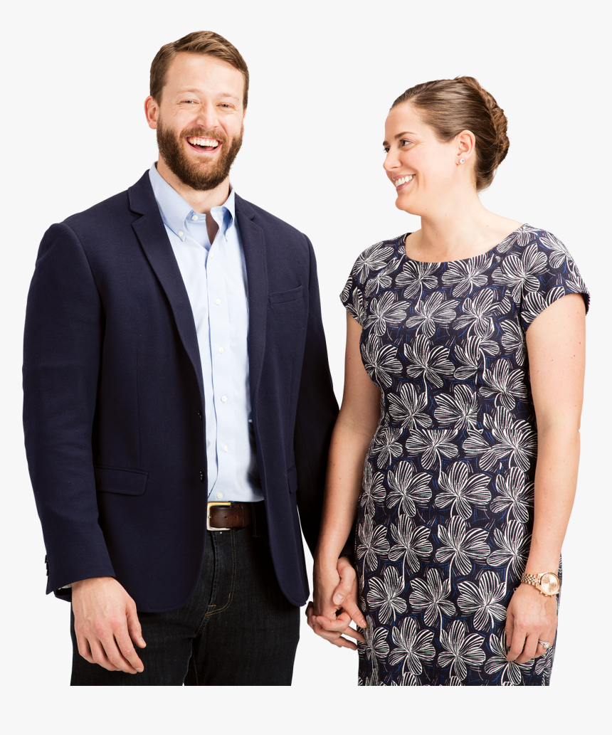 Happy Man And Woman - Formal Wear, HD Png Download