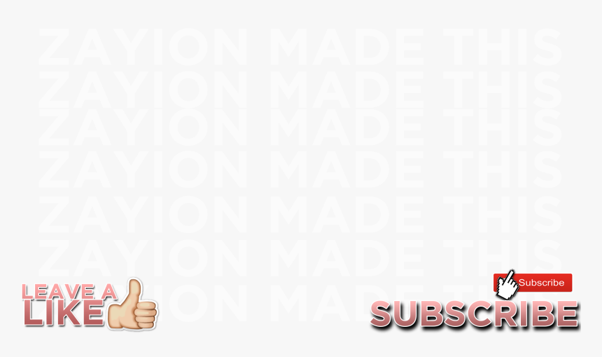 Like / Subscribe Overlay Thoughts, HD Png Download