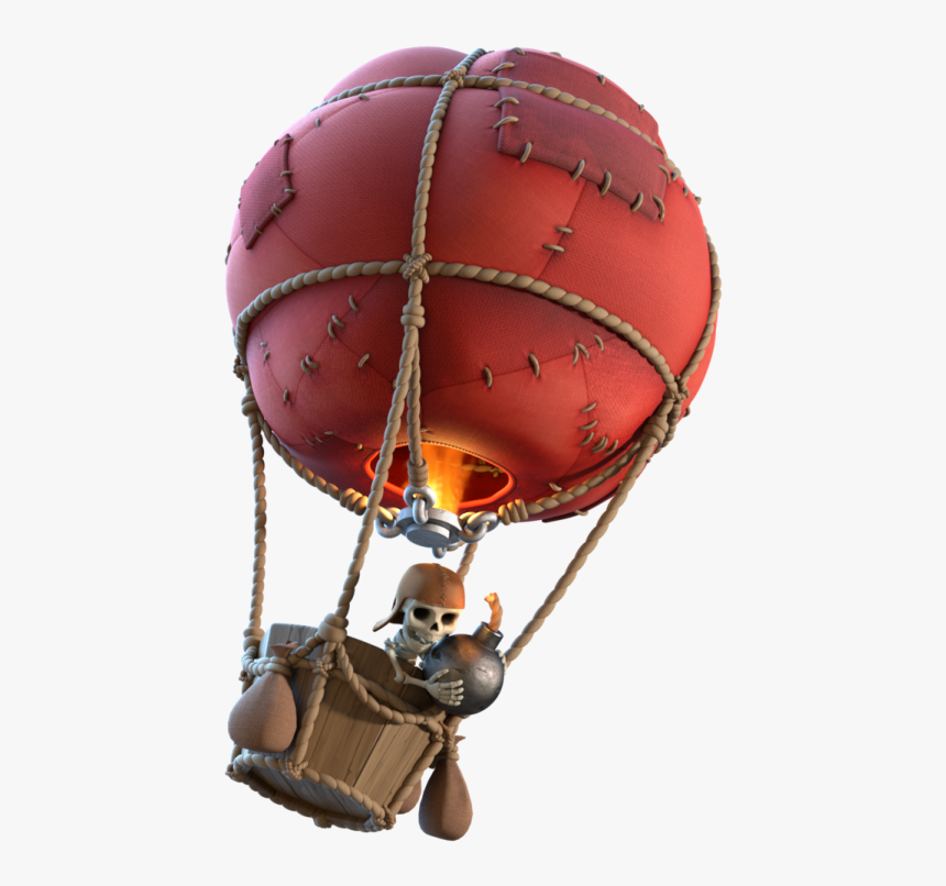 New Troop Art - Clash Of Clans Balloon, HD Png Download