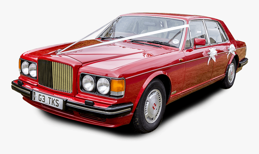 Lady R Wedding And Chauffeur Hire - Bentley Turbo R Red, HD Png Download