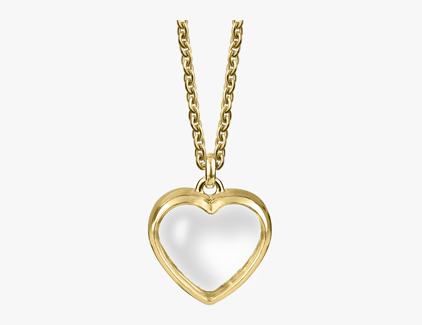 Stow Lockets Medium Gold Heart Locket Pendant - Locket, HD Png Download