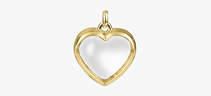 Stow Lockets Medium Gold Heart Locket Pendant - Locket, HD Png Download