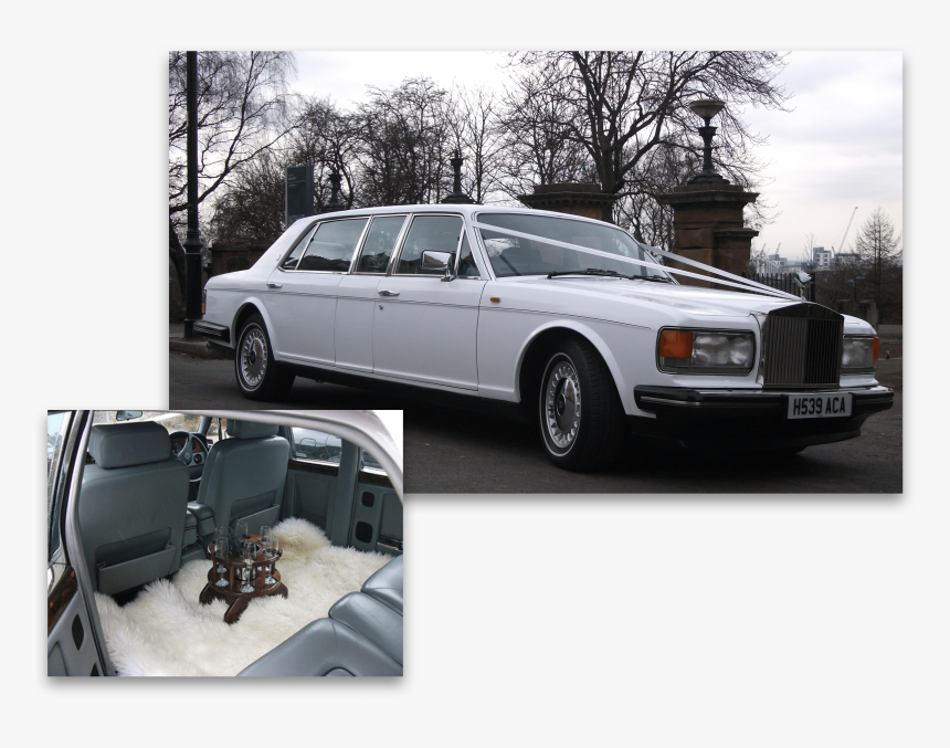 Transparent White Ribbon Png - Rolls-royce Silver Spirit, Png Download