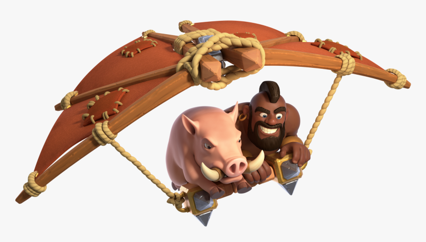 Tudo Sobre O Voador Do Clash Of Clans - Clash Of Clans Hog Glider, HD Png Download