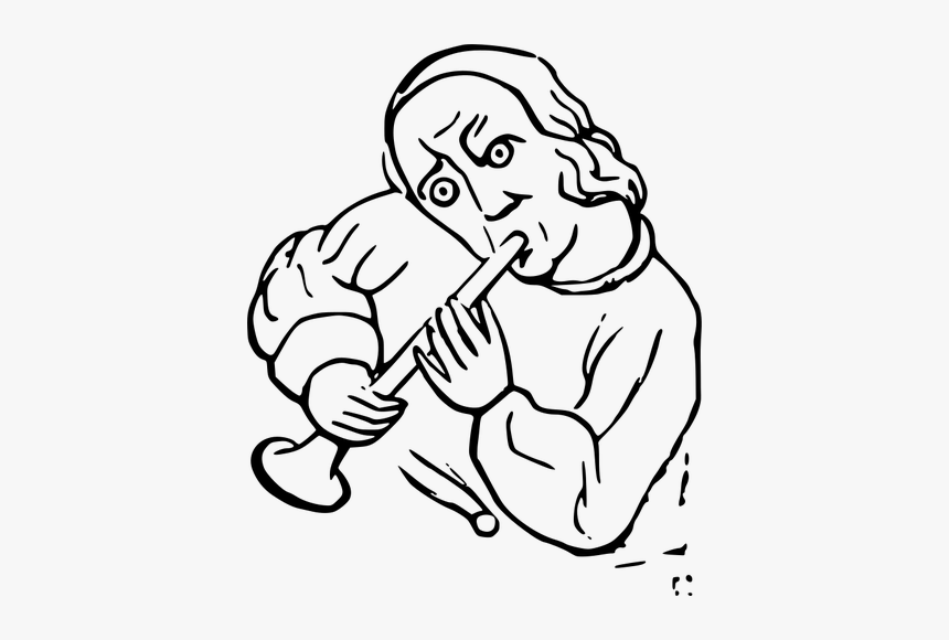 Bard With Flute - Musical Instrument, HD Png Download