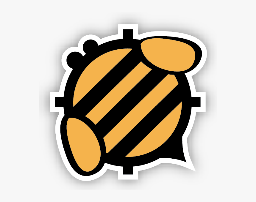Transparent Honey Bee Png - Honeybee Ladybug Logo, Png Download