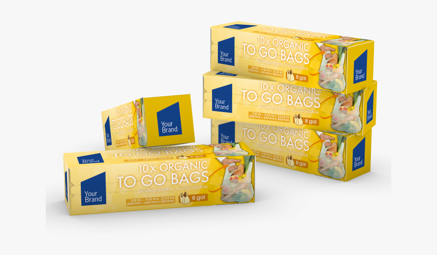 Biodegradable Trash Bags - Box, HD Png Download