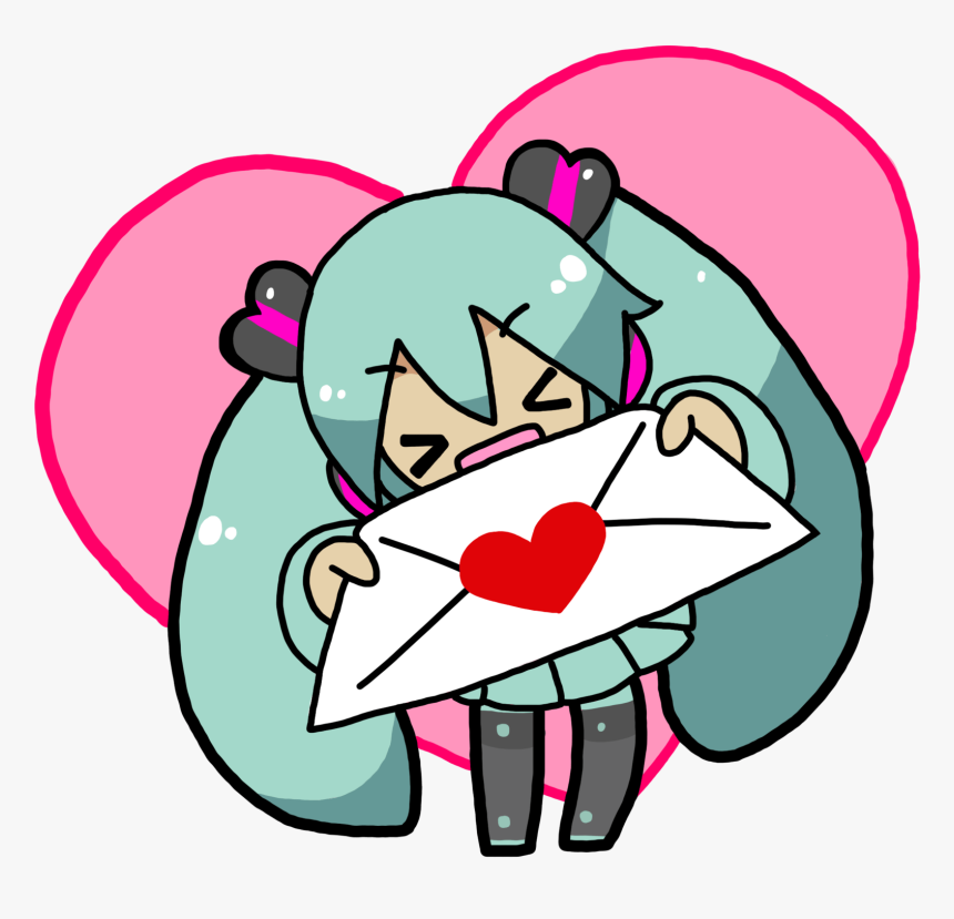 Hatsune Miku 2 Photo Sticker Transparent Overlay By - Hatsune Miku Chibi Stickers, HD Png Download