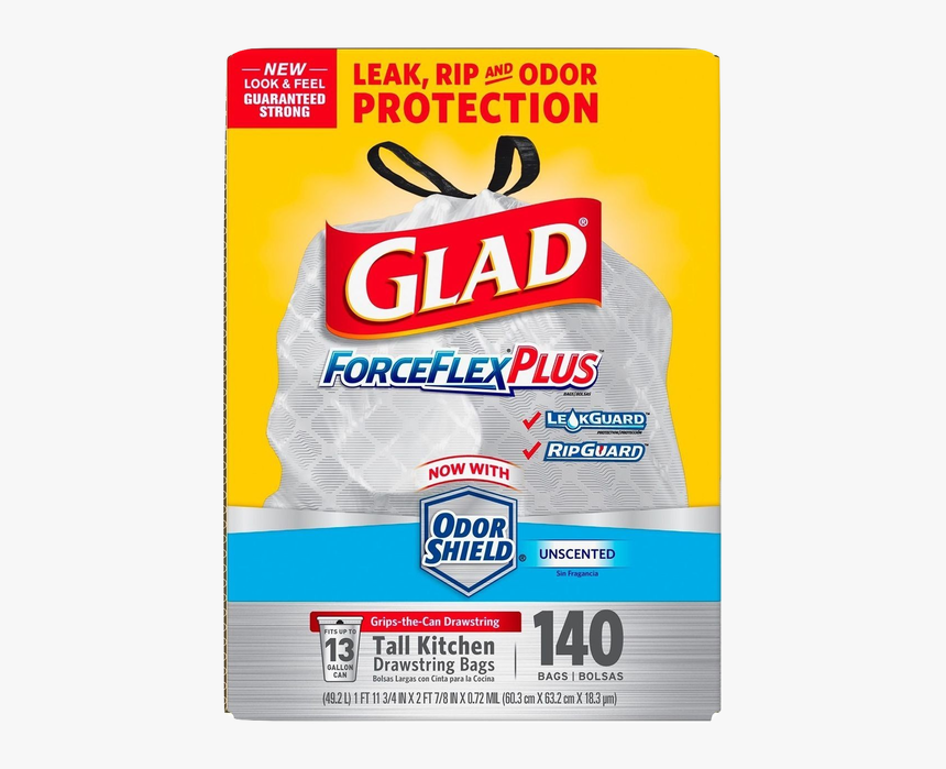 Glad Trash Bags, HD Png Download
