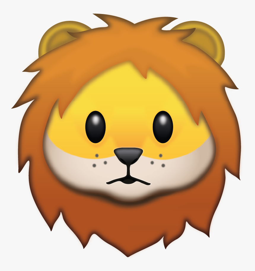 Emoji Lion, HD Png Download