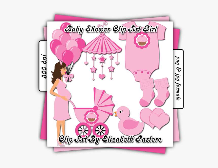 Cute Baby Girl Clip Art - Clip Art, HD Png Download