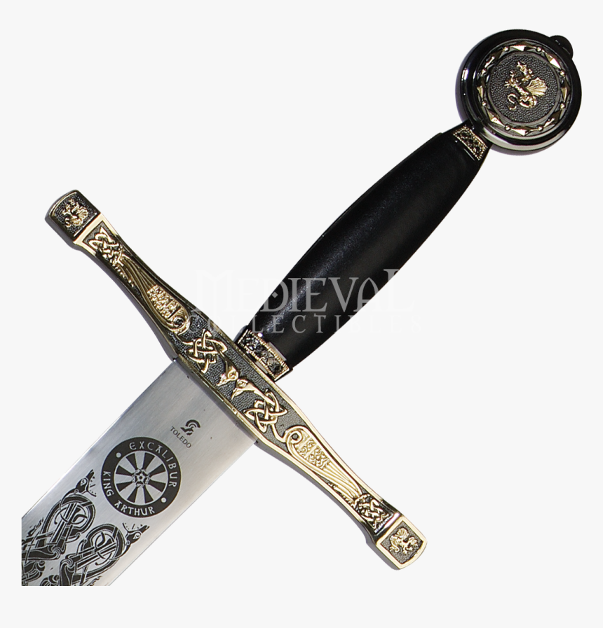 Black And Gold Sword, HD Png Download