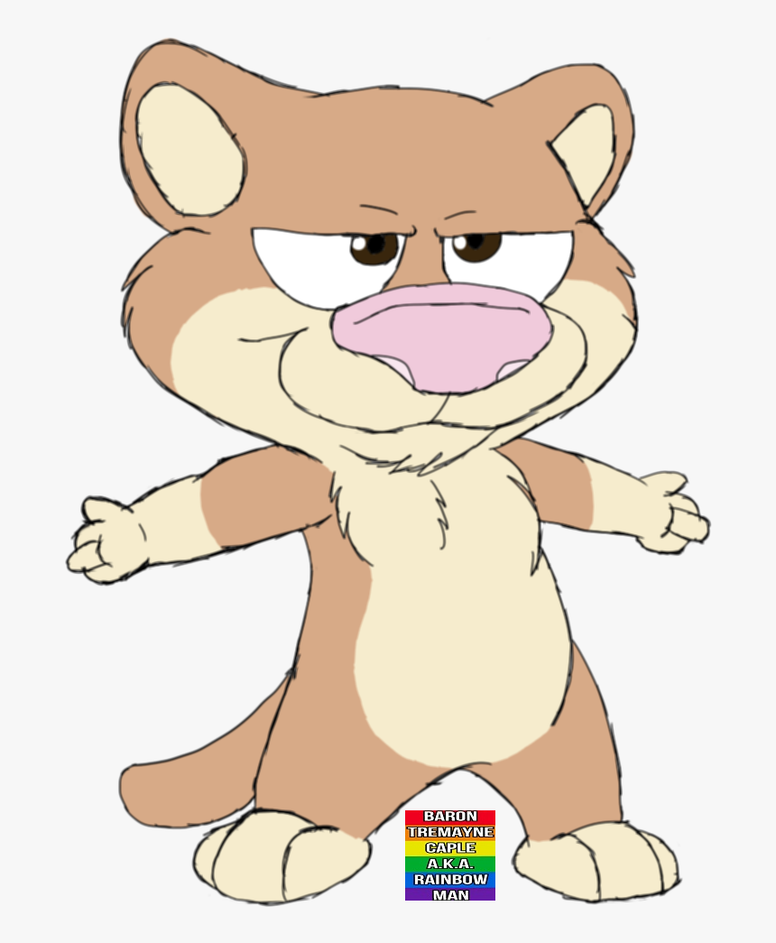 Mountain Lion Habitat Cartoon, HD Png Download