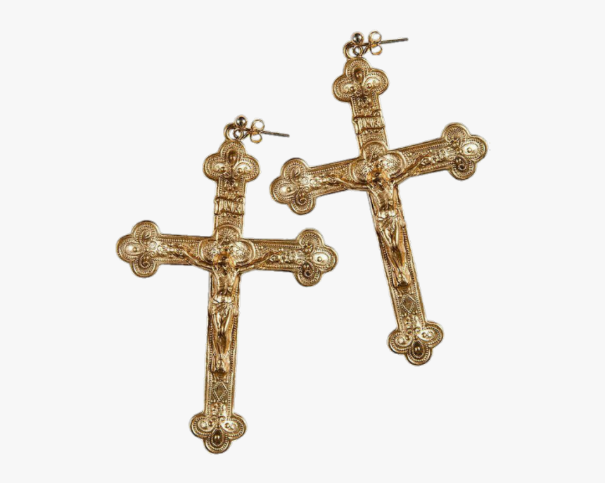 Image - Crucifix Aesthetic Gold Png Transparent, Png Download