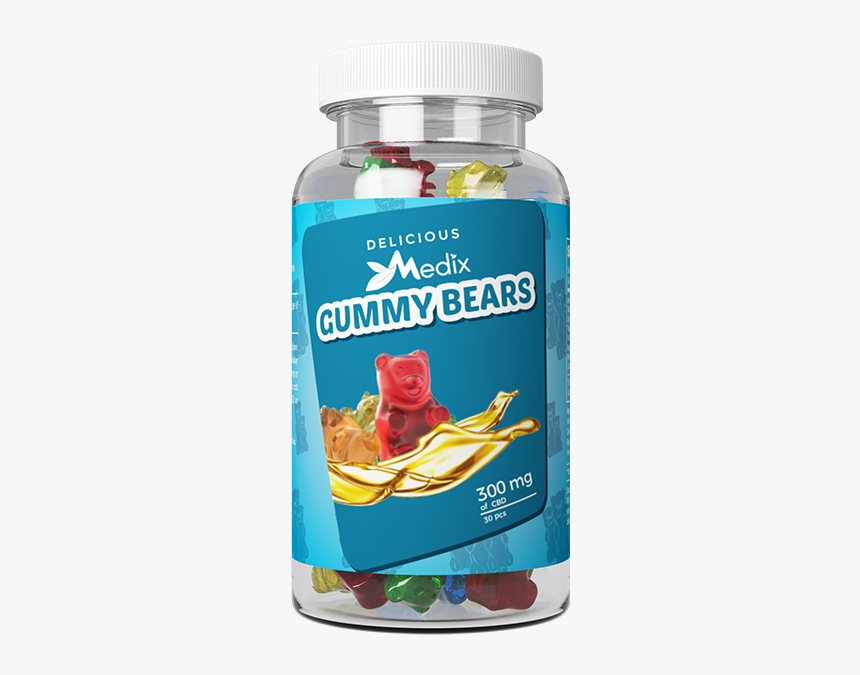 Gummy Bears - Medix Cbd Gummies, HD Png Download