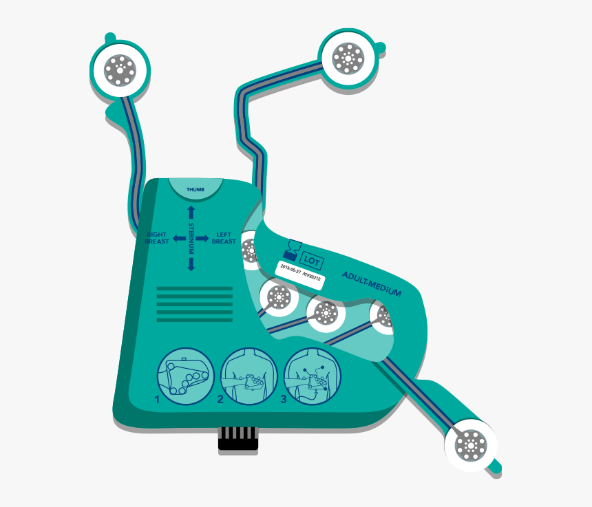 Ecg Ekg Glove - Ekg Glove, HD Png Download