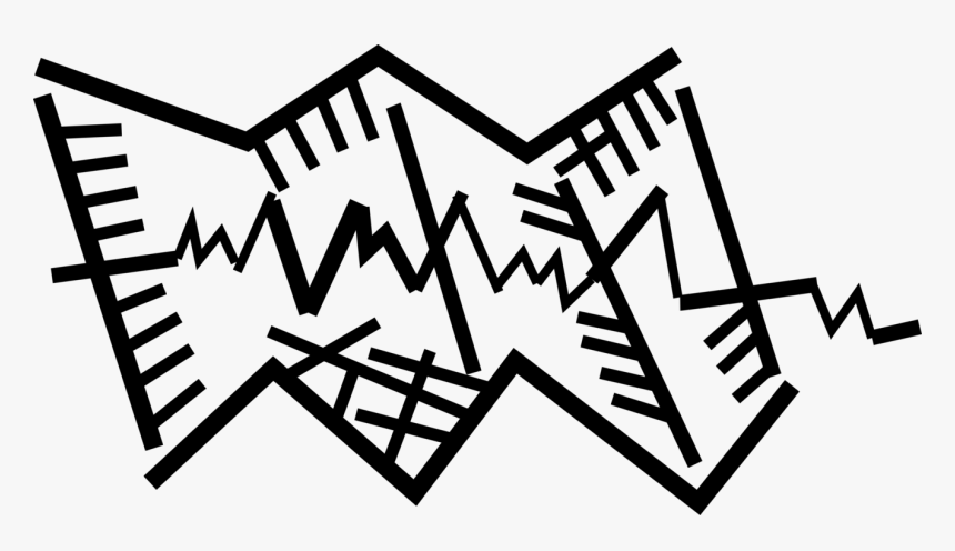 Vector Illustration Of Heart Monitoring Ekg Electrocardiogram - Line Art, HD Png Download