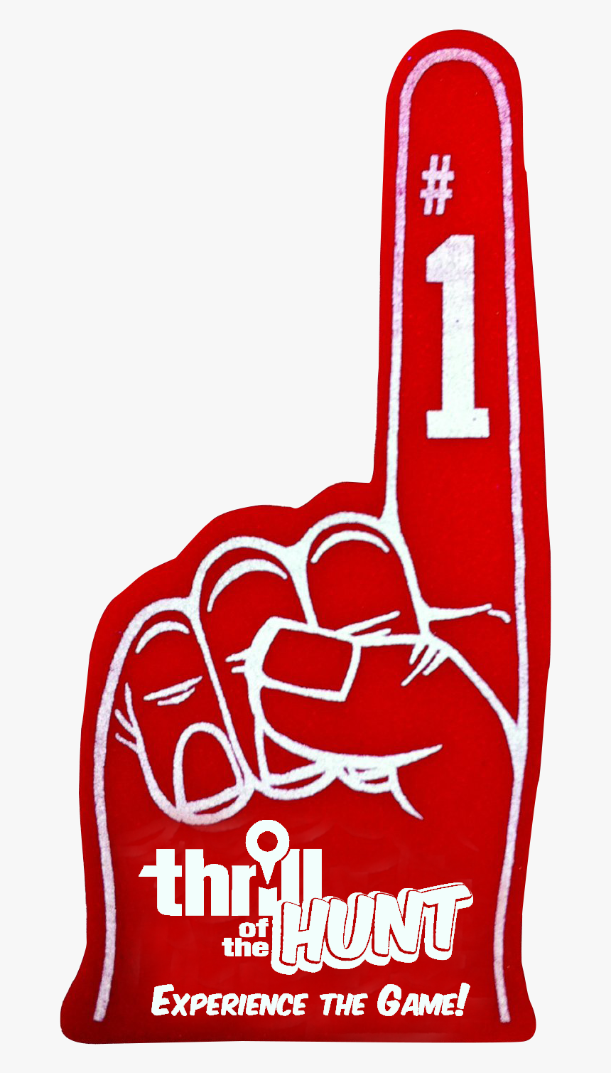 Foam Finger Png - We Re Number One Foam Finger, Transparent Png