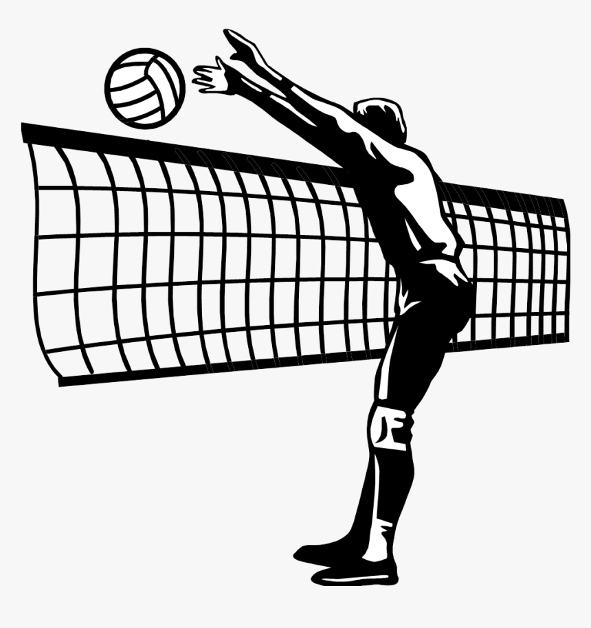 Volleyball Net Png Hd-pluspng - Volleyball Spike, Transparent Png