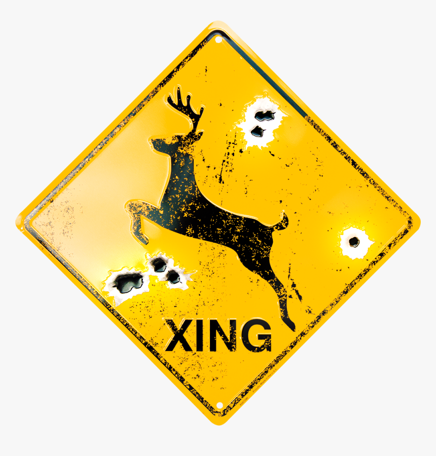 Xs67048 - Deer Xing - Deer Clip Art, HD Png Download