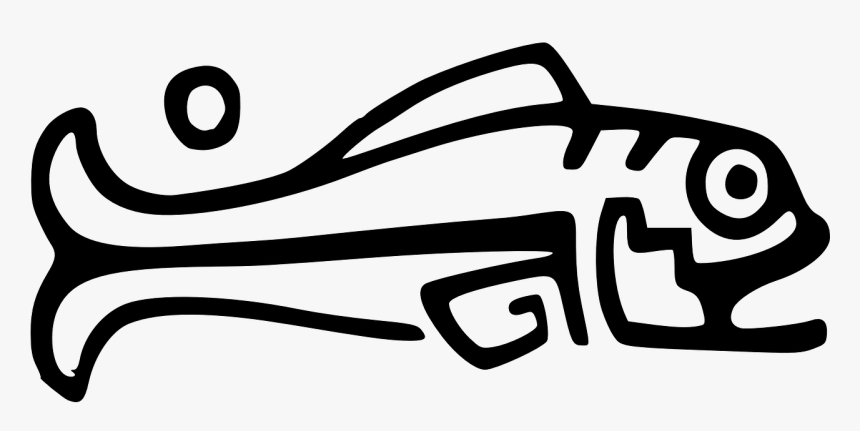 Aztec Fish Symbol, HD Png Download