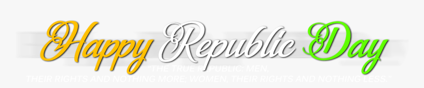 Republic Day Png - Calligraphy, Transparent Png