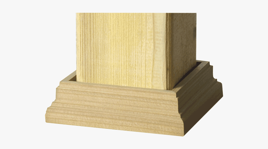 Block,rectangle,molding - Deck Post Base Trim, HD Png Download