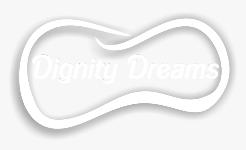 Dignity Dream Logo White - Calligraphy, HD Png Download