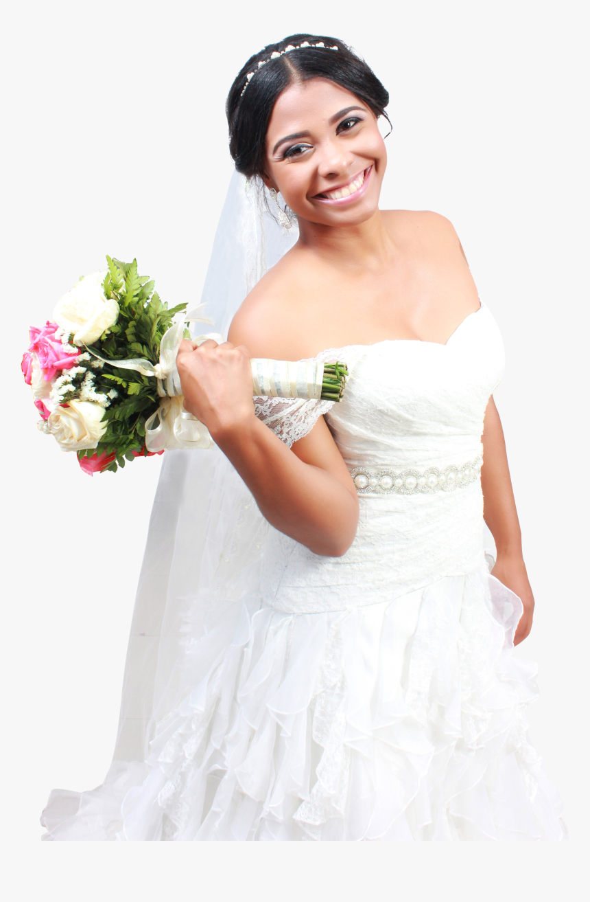 Wedding Girl Png Image - Wedding Dress, Transparent Png