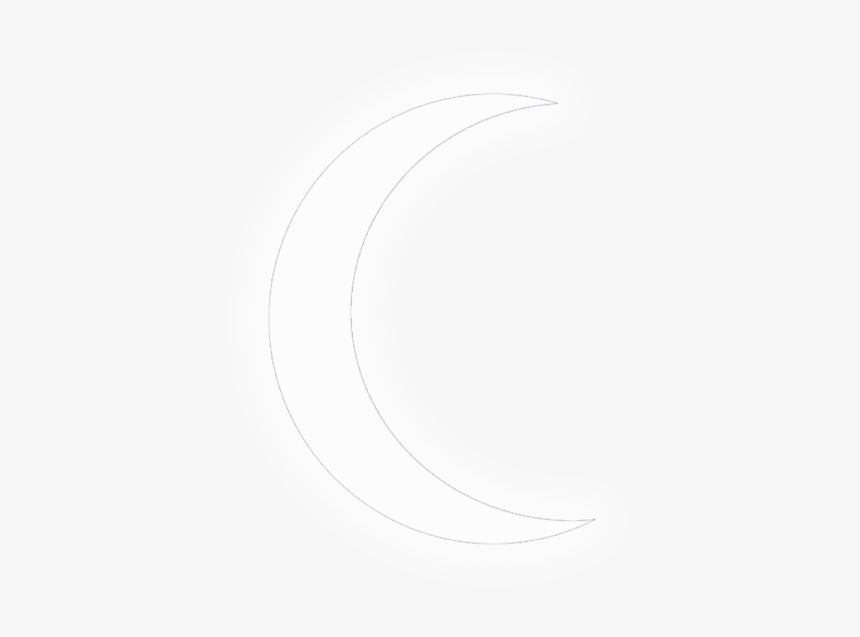 Crescent Moon Glowing Png, Transparent Png