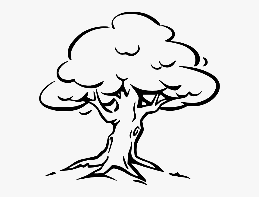 Tree Svg Clip Arts - Tree Black & White, HD Png Download