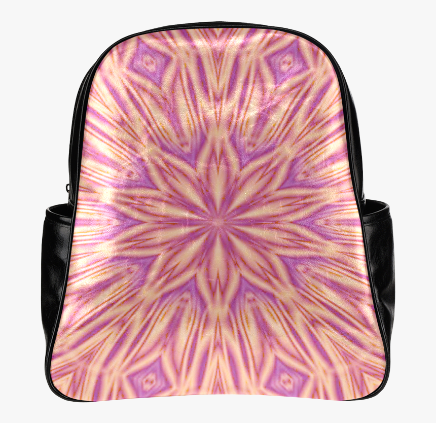 Pink Tiger Stripes Multi-pockets Backpack - Laptop Bag, HD Png Download