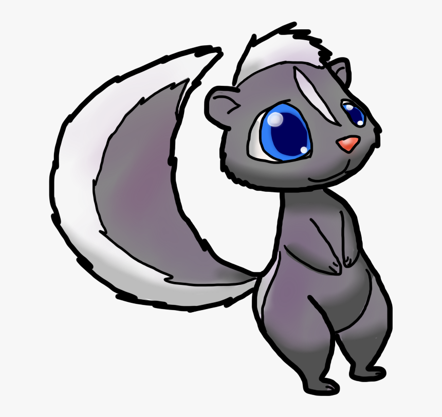 Skunk Clipart Emoji - Skunk Sticker Png, Transparent Png