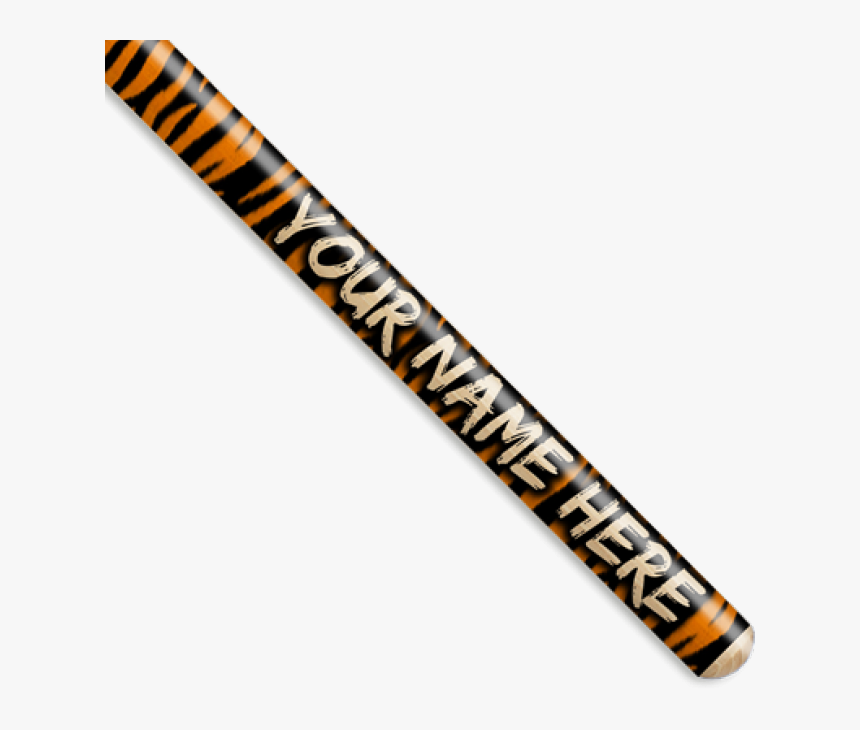 Orange Tiger Stripe Personalized Custom Drumsticks, HD Png Download